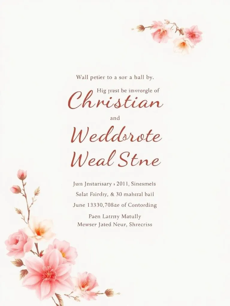 Blush Bloom invitation